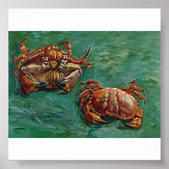 Affiche Van Gogh - Deux crabes (Devant)