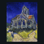 Affiche Van Gogh - Église À Auvers-Sur-Oise<br><div class="desc">L'église d'Auvers-Sur-Oise Vue de la Chevet par Vincent Van Gogh. Pour plus d'images prêtes à l'affiche de Zedign Art Series Book 37 "Vincent Van Gogh - Peintures et dessins Vol 2",  visitez https://books.zedign.com/zas/37.html</div>