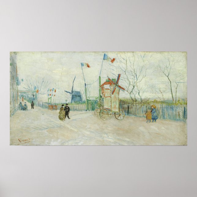 Affiche Van Gogh - Impasse Des Deux Frères (Devant)