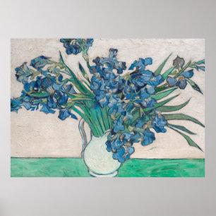 Affiche Van Gogh Iris Vase Peinture Impressionnisme