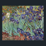 Affiche Van Gogh Irises Peinture impressionniste<br><div class="desc">Vincent Van Gogh Irises à Saint Remy - Irises de Vincent Van Gogh est une magnifique peinture impressionniste réalisée par l'un des maîtres impressionnistes de tous les temps. Le jardin de l'iris tourbillonne de couleur et d'émotion, les iris violets jaillissant de leurs tiges et feuilles bleus et verts. Il y...</div>