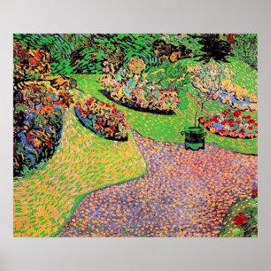 Affiche Van Gogh - Jardin à Auvers,