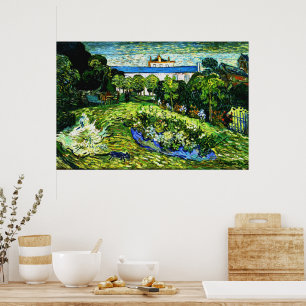 Affiche Van Gogh - Jardin de Daubigny