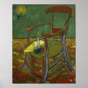 Affiche Van Gogh - La chaise de Gauguin