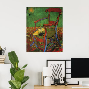 Affiche Van Gogh - La chaise de Paul Gauguin,