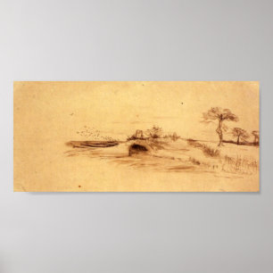 Affiche Van Gogh - La grotte de Machpelah