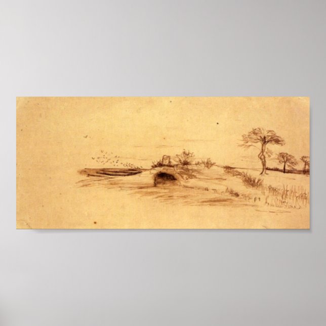 Affiche Van Gogh - La grotte de Machpelah (Devant)