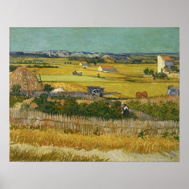 Affiche Van Gogh - La Moisson (Devant)