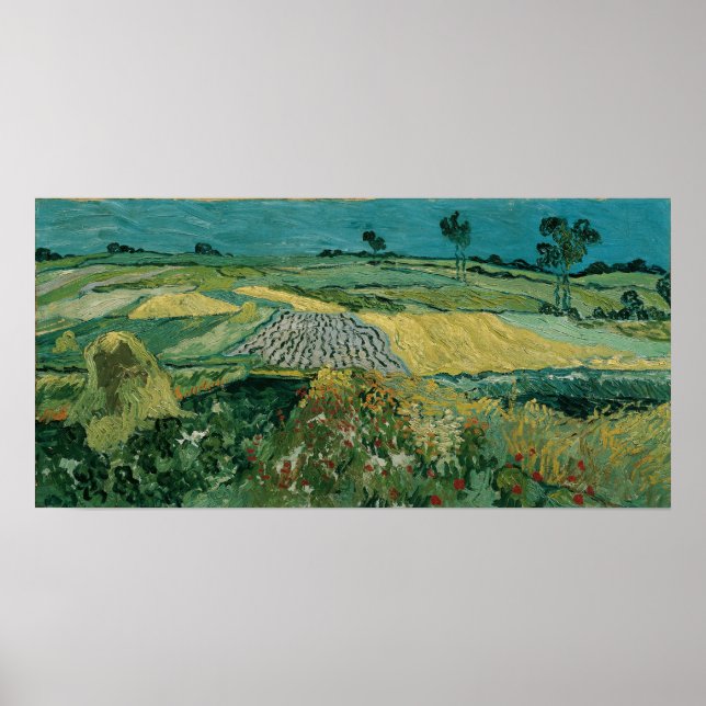 Affiche Van Gogh - La Plaine D'Auvers (Devant)