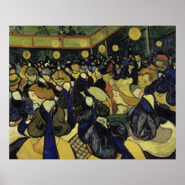Affiche Van Gogh - La Salle de Danse à Arles (Devant)