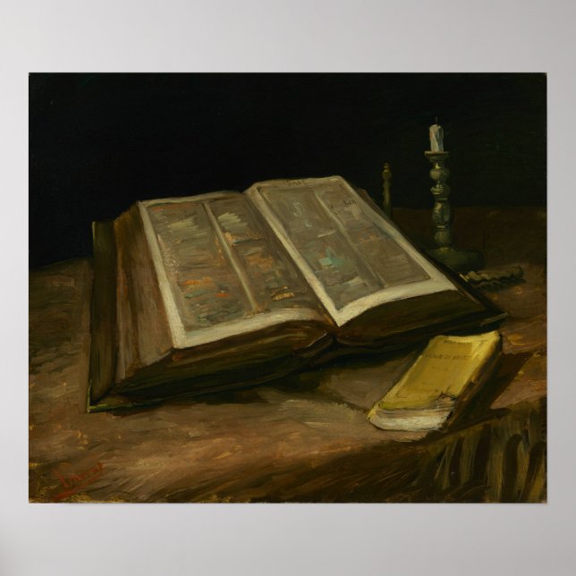 Affiche Van Gogh - La Vie Toujours Avec La Bible (Devant)