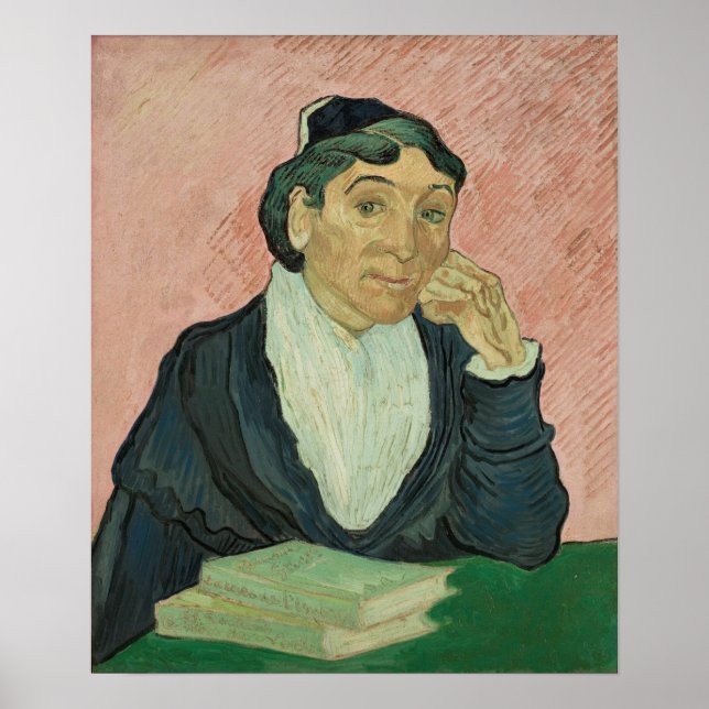 Affiche Van Gogh - L'Arlesienne (Madame Ginoux) 1890 (Devant)