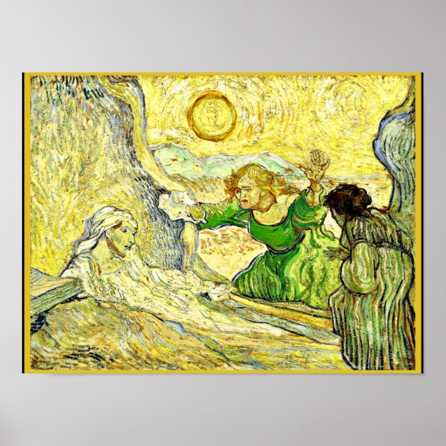 Affiche Van Gogh - L'ascension de Lazare