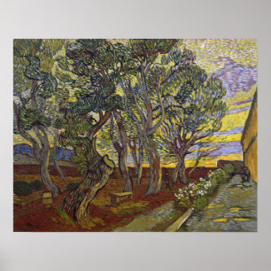 Affiche Van Gogh - Le Jardin De L'Hôpital Saint Paul
