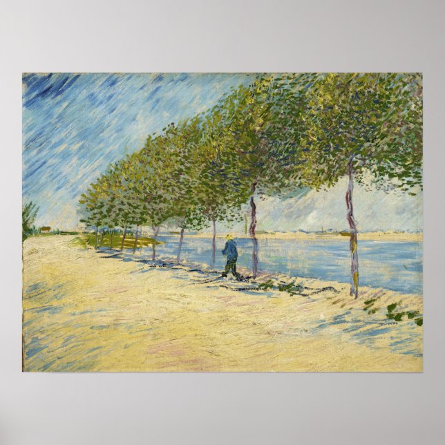 Affiche Van Gogh - Le long de la Seine (Devant)