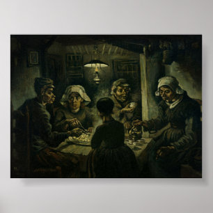 Affiche Van Gogh Le Mangeur de Pommes de Terre 