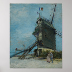Affiche Van Gogh - Le Moulin De La Galette