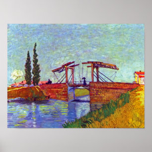 Affiche Van Gogh - Le Pont Langlois à Arles