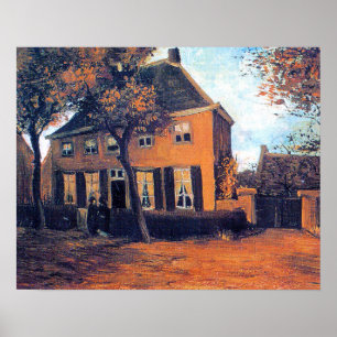 Affiche Van Gogh - Le presbytère à Nuenen