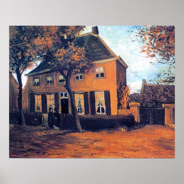 Affiche Van Gogh - Le presbytère à Nuenen (Devant)