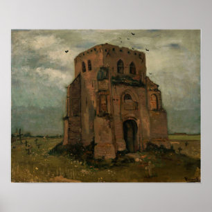 Affiche Van Gogh - L'Eglise des paysans', Vieille Eglise