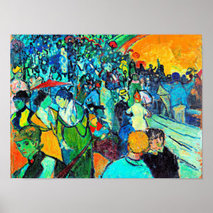 Affiche Van Gogh - Les Arenes, célèbre peinture