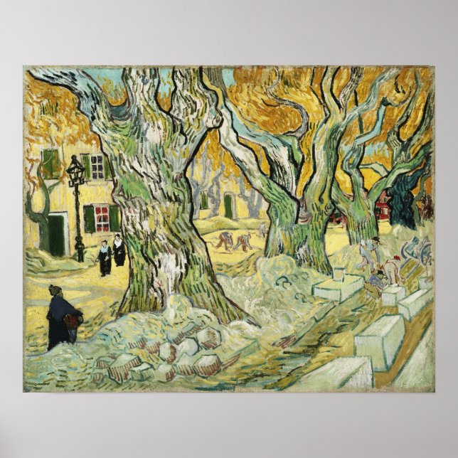 Affiche Van Gogh - Les Cantonniers (Devant)