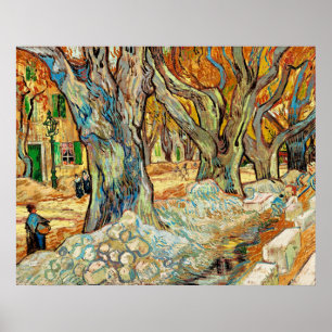Affiche Van Gogh - Les Grands Platanes