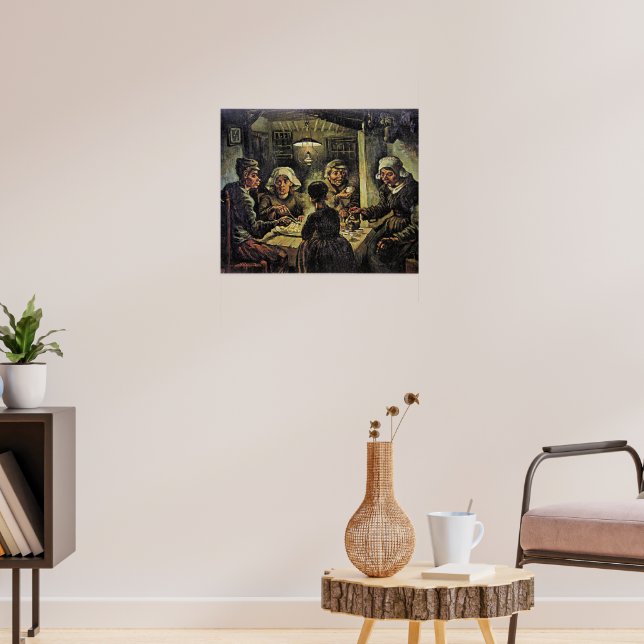 Affiche Van Gogh - Les Mangeurs de pommes de terre (Salon 3)