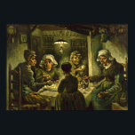 Affiche Van Gogh - Les mangeurs de pommes de terre<br><div class="desc">Les mangeurs de pommes de terre de Vincent Van Gogh. Pour plus d'images prêtes à l'affiche de Zedign Art Series Book 36 "Vincent Van Gogh - Peintures et dessins Vol 1",  visitez https://books.zedign.com/zas/36.html</div>