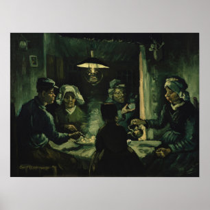 Affiche Van Gogh - Les mangeurs de pommes de terre
