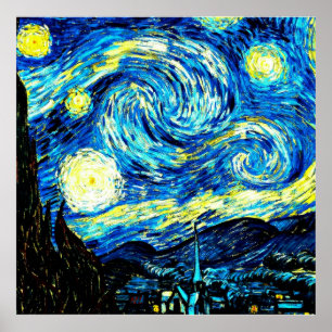Affiche Van Gogh - Nuit étoilée