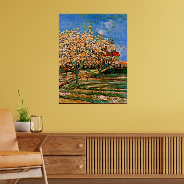 Affiche Van Gogh - Orchard à Blossom (Salon 2)