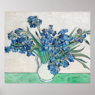 Affiche Van Gogh Painting of Irises in (1890)