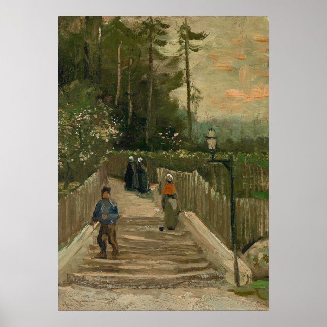 Affiche Van Gogh Path in Montmartre (Devant)