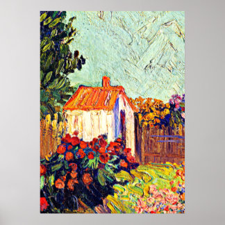 Affiche Van Gogh - Paysage, célèbre peinture d'art