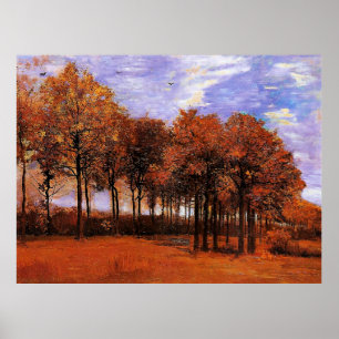 Affiche Van Gogh - Paysage d'automne,