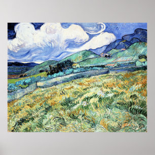 Affiche Van Gogh - Paysage de Saint-Rémy,
