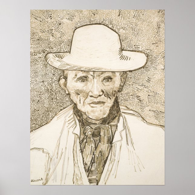 Affiche Van Gogh - Paysan Camargue (Devant)