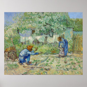 Affiche Van Gogh Peinture des premières étapes