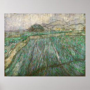 Affiche Van Gogh - Pluie