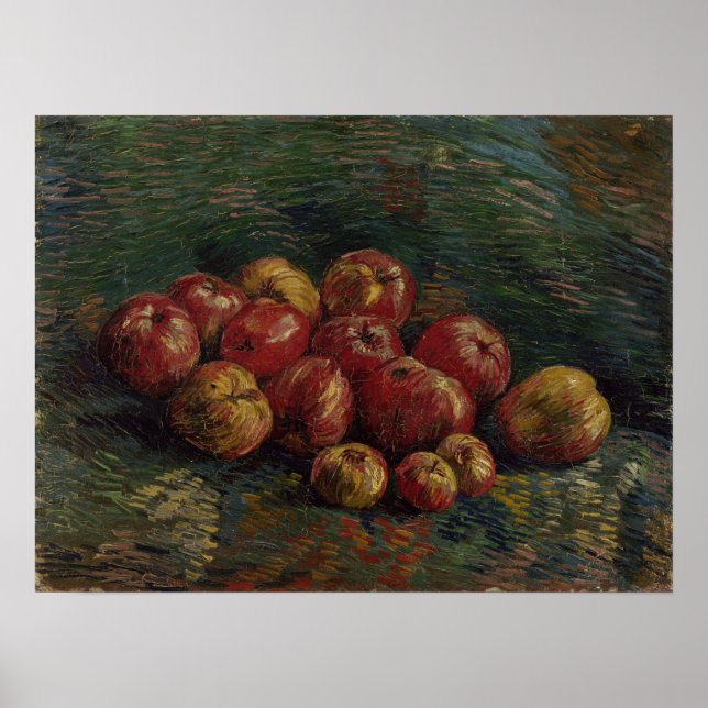 Affiche Van Gogh - Pommes (Devant)
