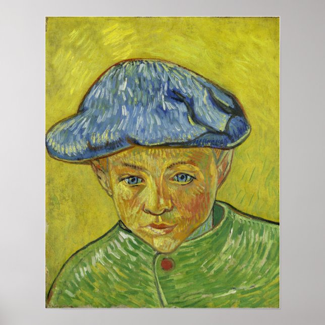 Affiche Van Gogh - Portrait De Camille Roulin (Devant)