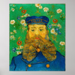 Affiche Van Gogh - Portrait De Joseph Roulin<br><div class="desc">Portrait de Joseph Roulin par Vincent Van Gogh. Pour plus d'images prêtes à l'affiche de Zedign Art Series Book 38 "Vincent Van Gogh - Peintures et dessins Vol 3",  visitez https://books.zedign.com/zas/38.html</div>