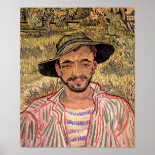 Affiche Van Gogh - Portrait d'un jeune paysan