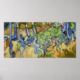 Affiche Van Gogh - Racines d'arbre