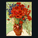 Affiche Van Gogh Red Poppies Encore Vie<br><div class="desc">Ce chef-d'oeuvre est intitulé "Still Life with Daisies and Poppies" et a été réalisé en 1890 par Vincent van Gogh (1853-1890). C'est notre série des Beaux-Arts n° 246.</div>