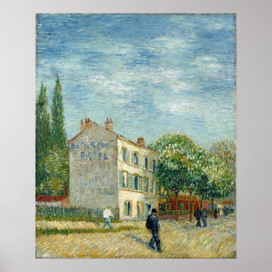 Affiche Van Gogh - Restaurant Rispal À Asnières