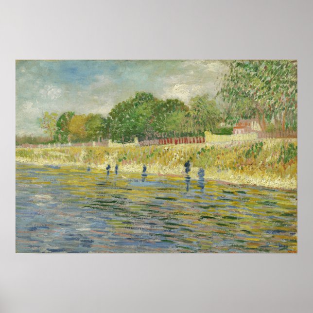 Affiche Van Gogh - Rive de la Seine (Devant)