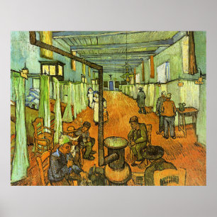 Affiche Van Gogh, salle dans l'hôpital,